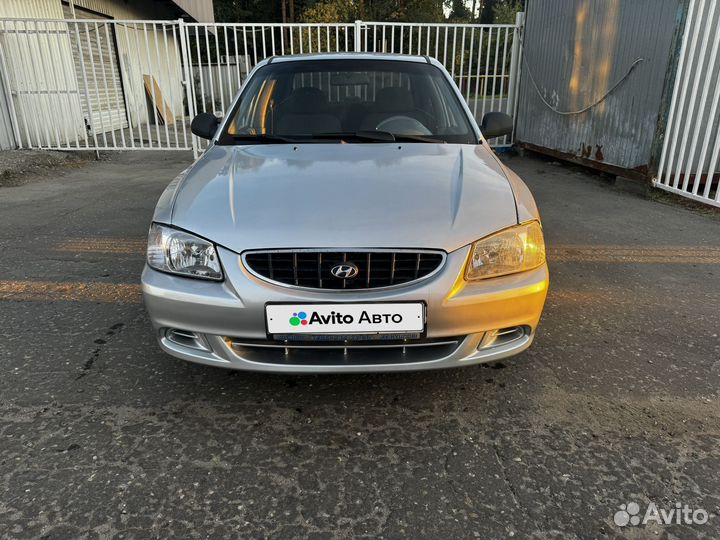 Hyundai Accent 1.5 AT, 2004, 198 524 км