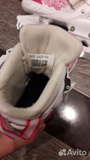Коньки для девочки 29-32 раздвижной