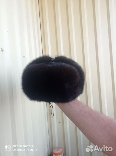 Норковая шапка мужская