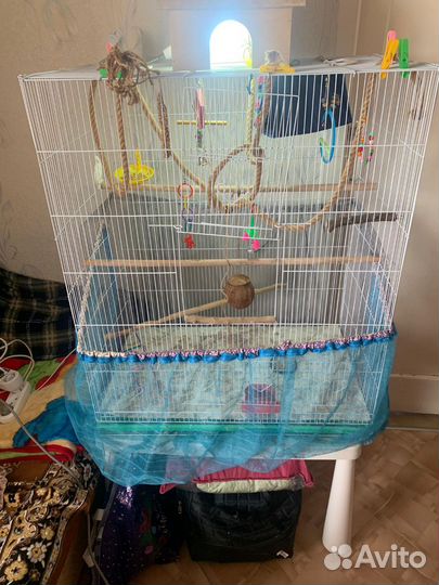 Клетка для крупного попугая