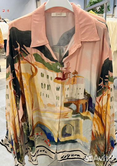 Рубашки Roma,блузки-воланы,48-54.Италия