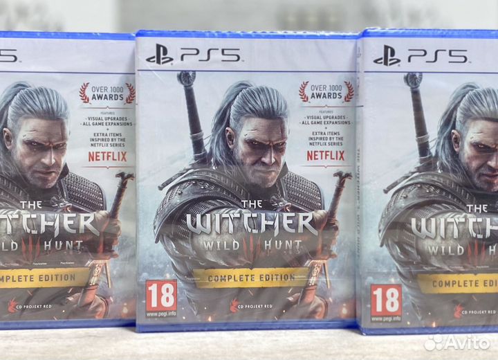 Ведьмак 3 : Дикая Охота (Новый Диск) Sony PS5