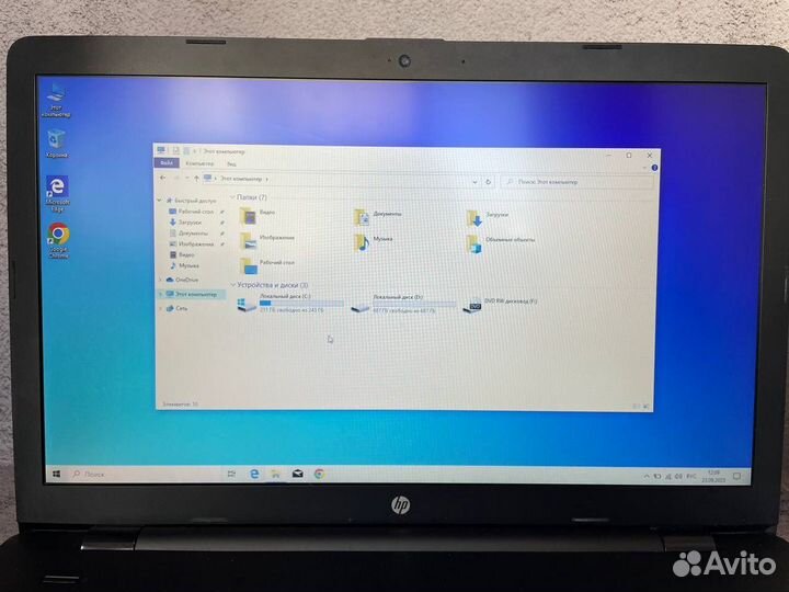 Ноутбук HP 17 дюймов