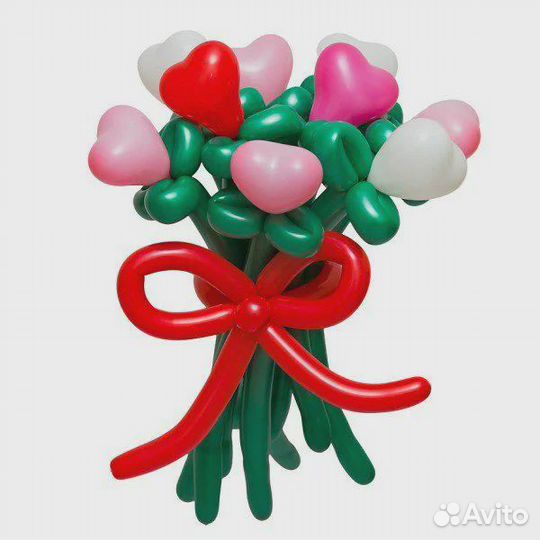 Цветы из воздушных шариков