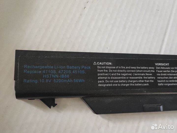 Аккумулятор для ноутбука hp
