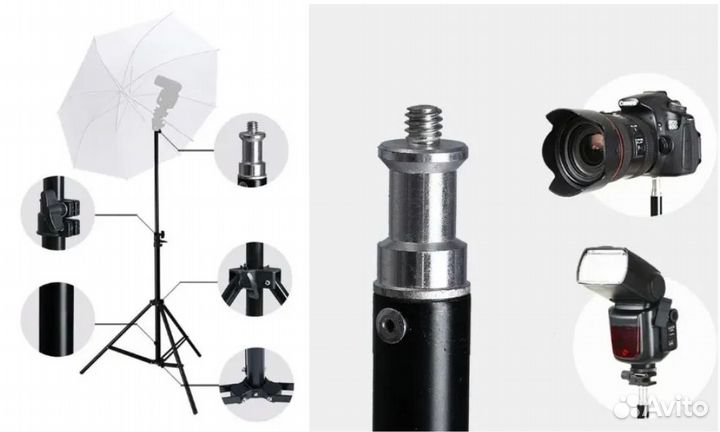 Универсальный штатив трипод 70-200 см