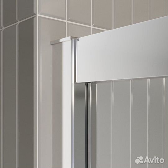 Душевой уголок BelBagno luce-A-1 100х100 стекло прозрачное/профиль хром