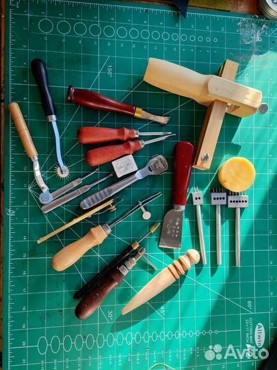 Полный стартовый набор инструментов для кожи