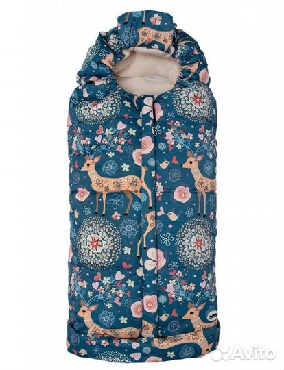 Зимний конверт с муфтой