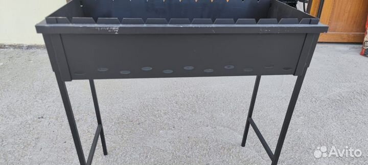 Мангал 2 мм сталь на 11 шампуров 70*30