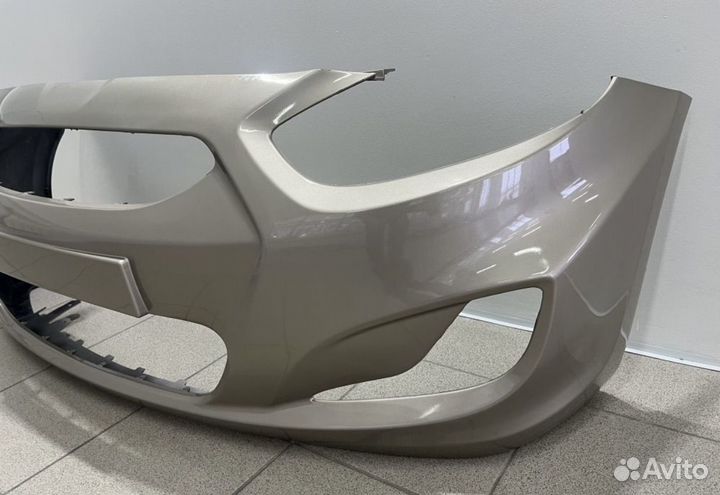 Бампер на hyundai solaris