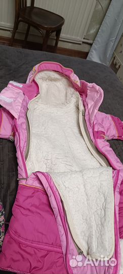 Зимний комбинезон 74 для девочки