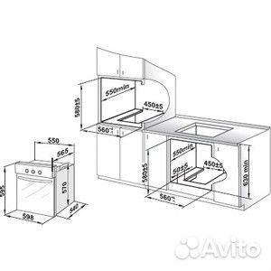 Газовый духовой шкаф