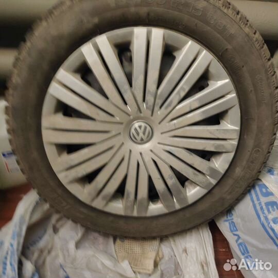 Колеса на volkswagen polo R15 зимние