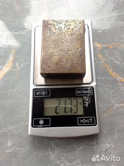 Спичечница серебро Пр.800