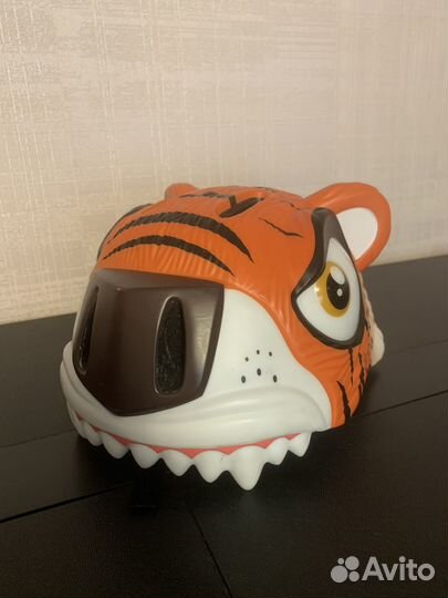 Шлем - Crazy Safety размер S-M (49-55 см) - Тигр