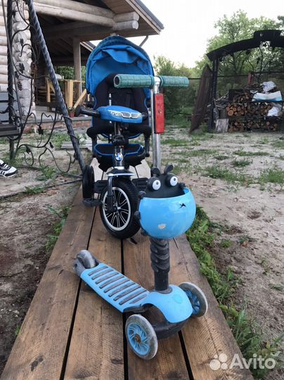 Детский велосипед bmw трехколесный