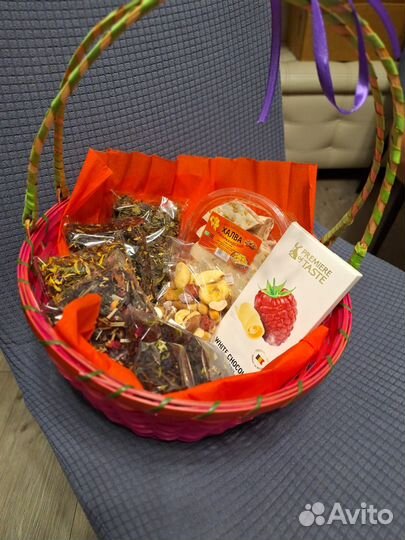 Подарочные корзины чайные