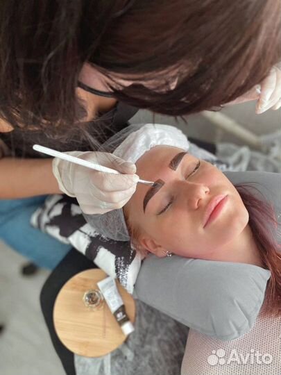 Брови,Ресницы,Ламинирование