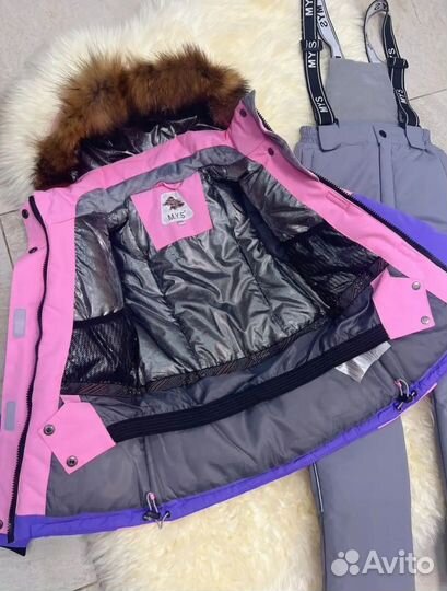 Зимний костюм для девочки 110