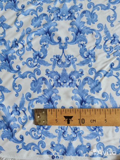 Ткань отрез вискоза/хлопок