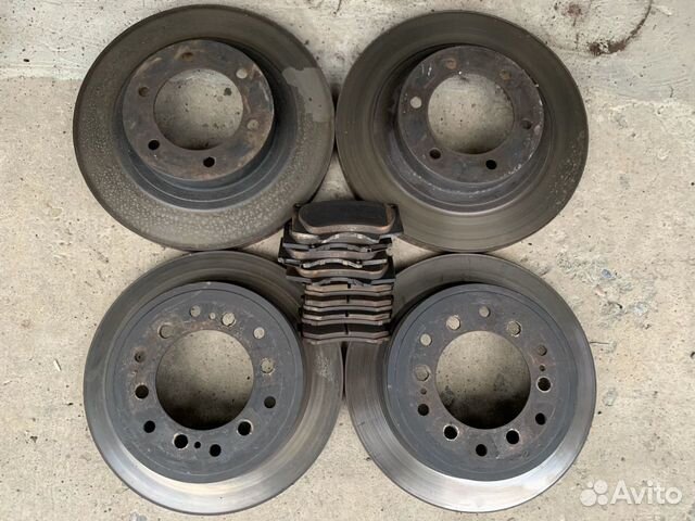 Тормозные диски + колодки Тойота Прадо