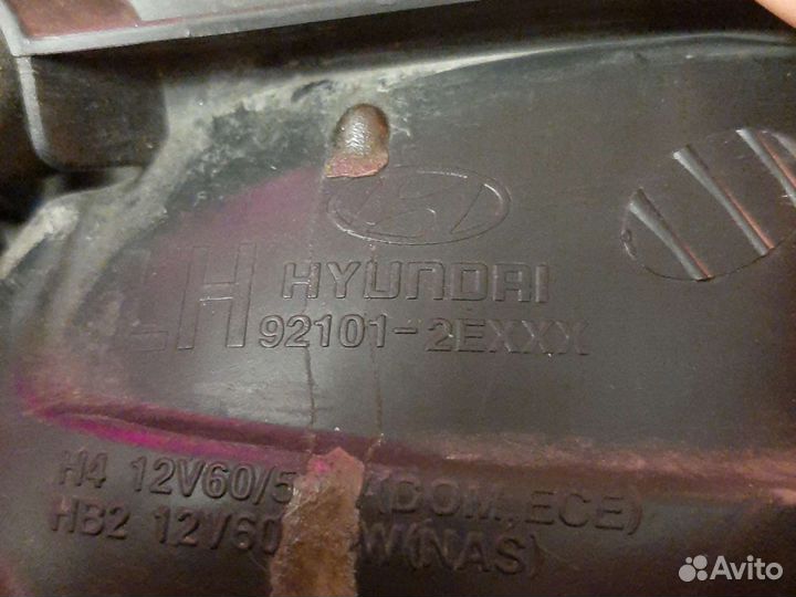 Фара передняя левая на Hyundai Tucson 2008г