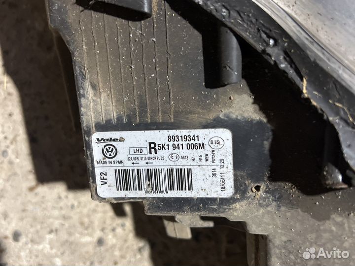 Продам фары Фольксваген golf