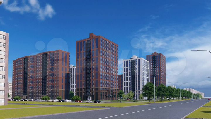 2-к. квартира, 35,7 м², 10/16 эт.