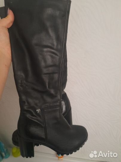 Сапоги натуральная кожа женские