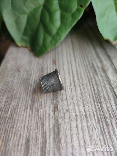 Старинный наперсток ретро винтаж металл