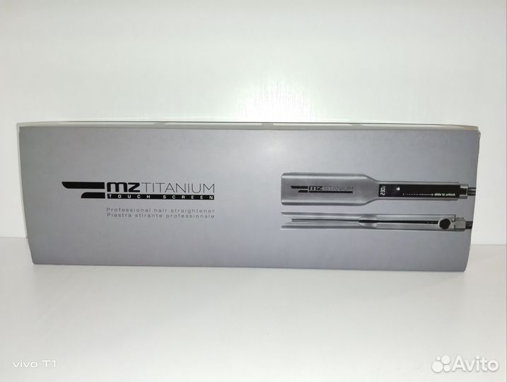 Утюжок MZ Titanium космос, черные пластины,матовый