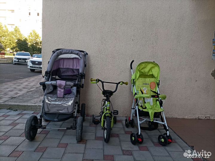 Детские коляски 3 в 1 бу