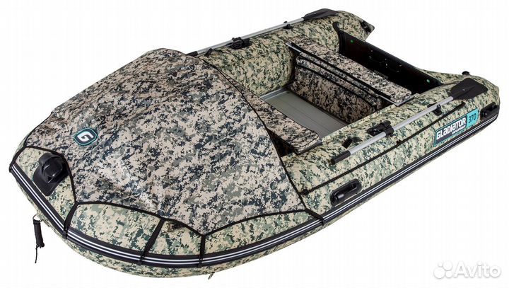 Лодка пвх Gladiator C370AL camo