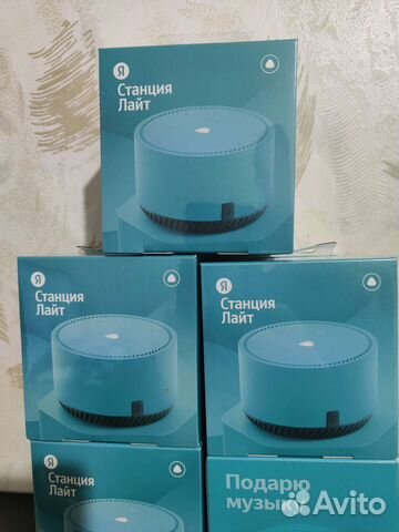 Умная колонка Яндекс Станция Лайт мята новая