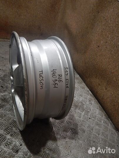 Диск колесный литой R16 5*114,3 j6,5 ET46 DIA67,1