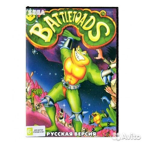 Картридж Sega battletoads