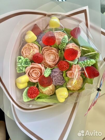 Шоколадный букет на выпускной