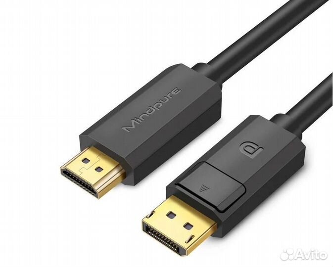Кабель DisplayPort (M) Male - hdmi (M) Male 5м