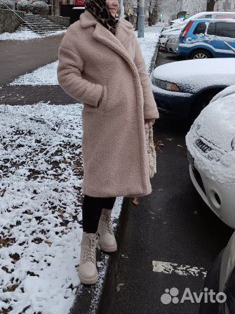 Шуба пальто чебурашка