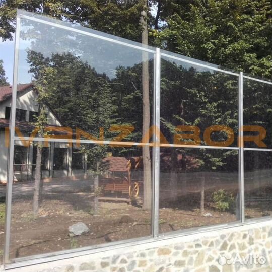 Прозрачный забор в Кохме