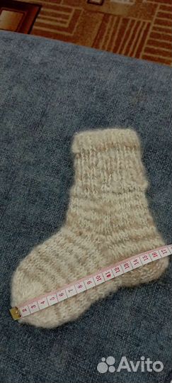 Носки детские из собачьей шерсти