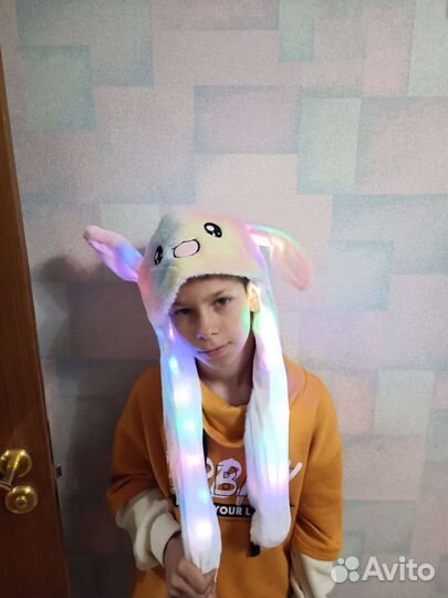 Шапка Пикачу с ушами