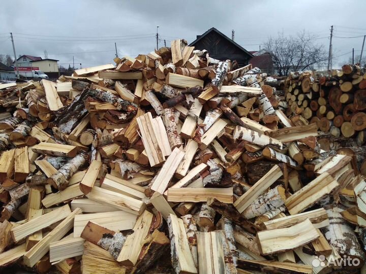 Дрова березовые колотые