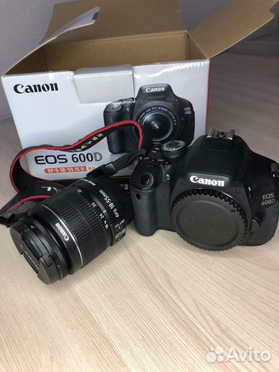 Зеркальный фотоаппарат Canon EOS 600D Kit EF-S 18