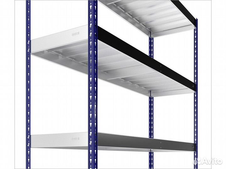 Стеллаж SB 200x152x51/4 c оцинкованным настилом