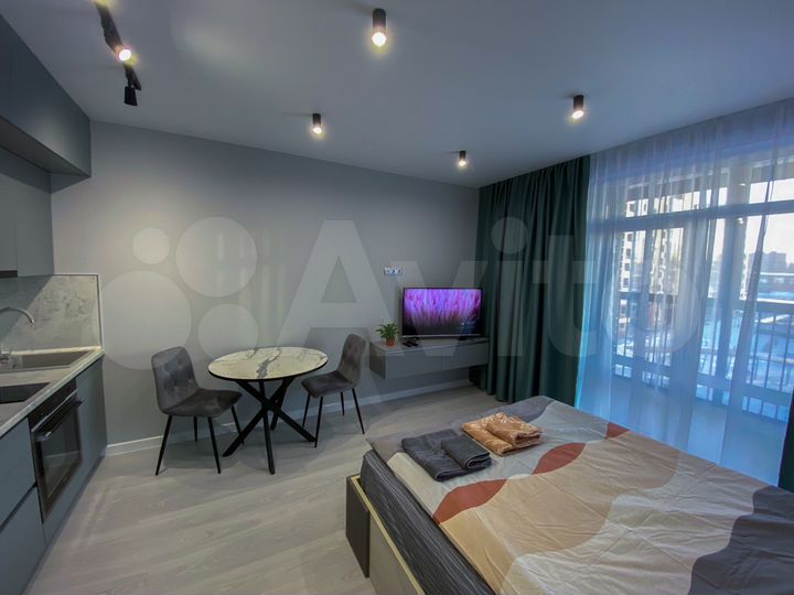 Квартира-студия, 29 м², 1 кровать