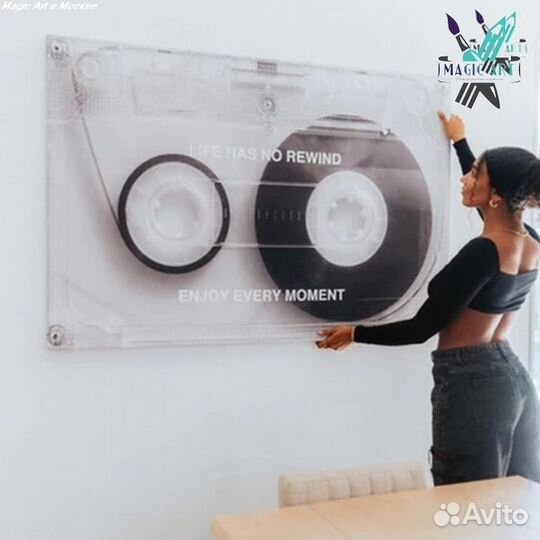 Картина винтаж Старая кассета в Москве