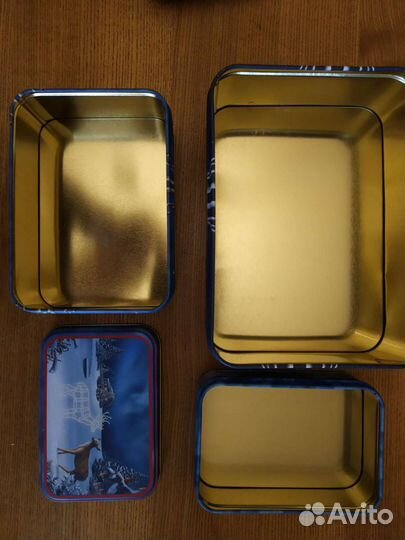 Жестяные коробки для подарков