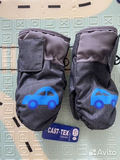 Новые варежки с 6 -18 месяцев